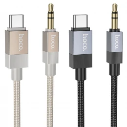 Кабель AUX Hoco UPA32B Type-C to 3.5 1m