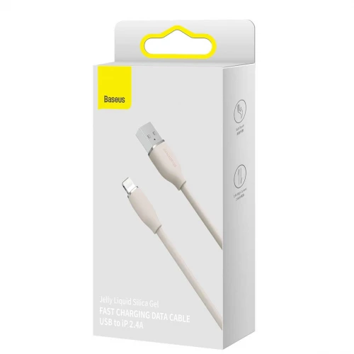 Кабель Baseus Jelly CAGD000004 2.4A USB to Lightning 1,2m