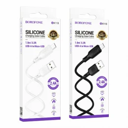 Кабель Borofone BX113 Silicone USB to Micro 1m