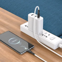 Кабель Borofone BX86 Silicone 60W Type-C to Type-C 1m