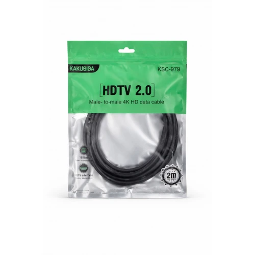 Кабель HDMI-HDMI Kakusiga KSC-979 4K HDTV 2.0 2m