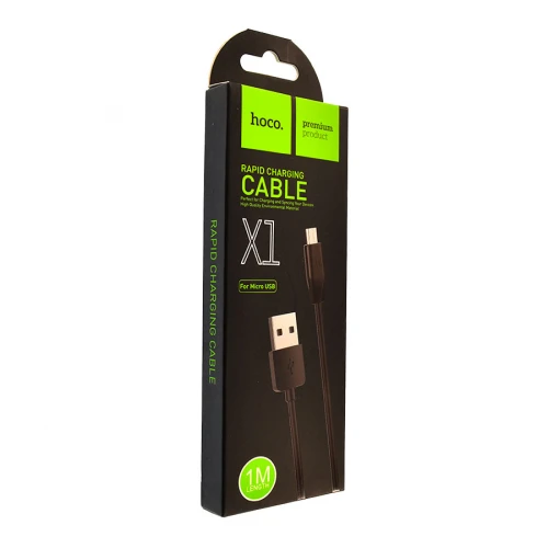 Кабель Hoco Rapid X1 USB to Micro 1m
