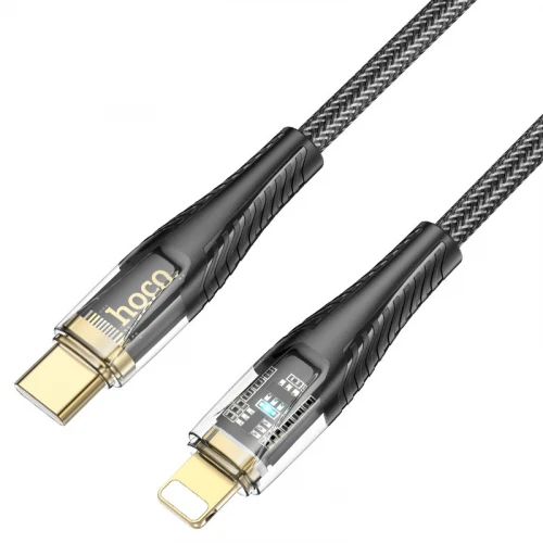 Кабель Hoco U121 gold standart 27W Type-C to Lightning 1m