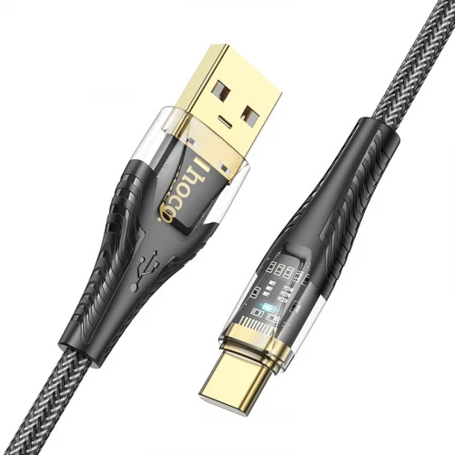 Кабель Hoco U121 gold standart 5A USB to Type-C 1m