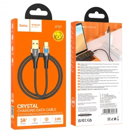 Кабель Hoco U121 gold standart 5A USB to Type-C 1m