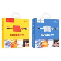 Кабель Hoco X21 Silicone USB to Lightning 1m