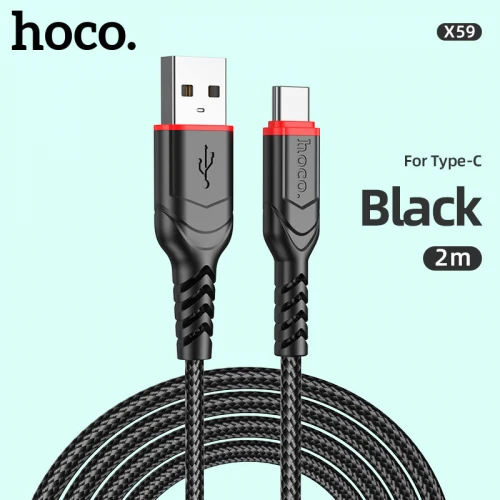 Кабель Hoco X59 Victory 3A USB to Type-C 2m