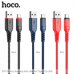 Кабель Hoco X59 Victory 3A USB to Type-C 2m