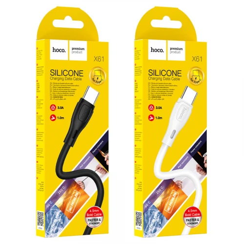 Кабель Hoco X61 3A USB to Type-C 1m