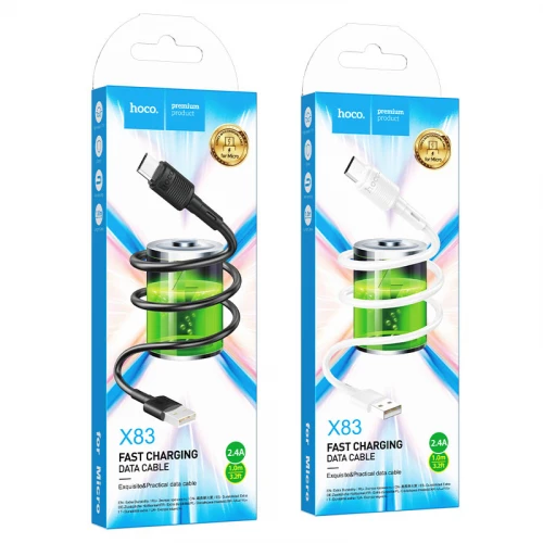 Кабель Hoco X83 Victory 2A USB to Micro 1m