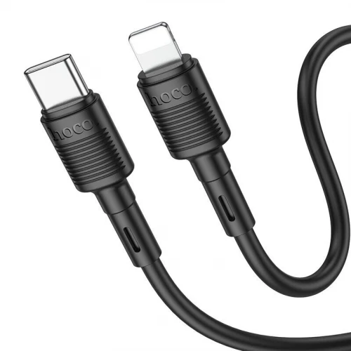 Кабель Hoco X83 Victory PD 20W Type-C to Lightning 1m