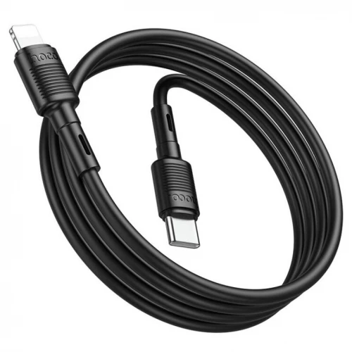 Кабель Hoco X83 Victory PD 20W Type-C to Lightning 1m