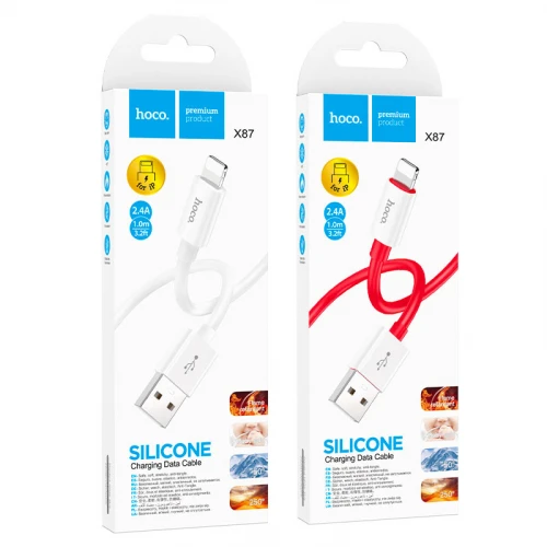 Кабель Hoco X87 2.4A USB to Lightning 1m