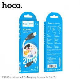 Кабель Hoco X90 Silicone 20W Type-C to Lightning 1m