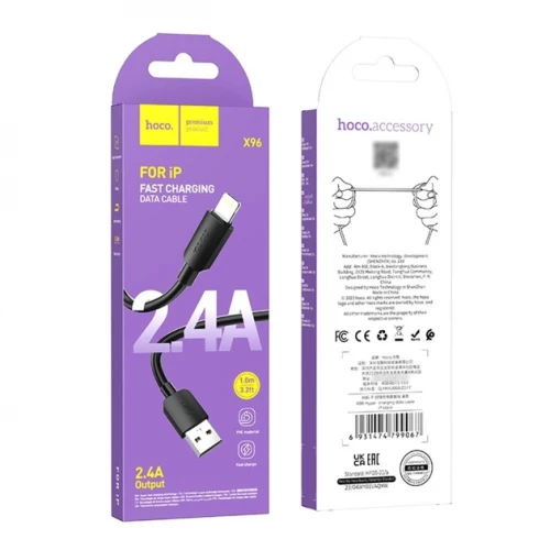 Кабель Hoco X96 Hyper USB to Lightning 1m