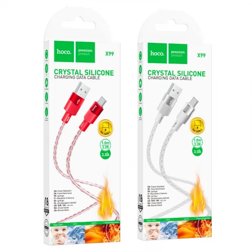 Кабель Hoco X99 3A USB to Type-C 1m