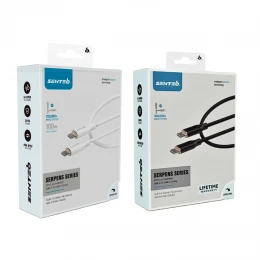 Кабель SENTEO SL-01 Silicone 100W Type-C to Type-C 1m