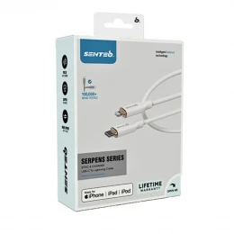 Кабель SENTEO SL-02 Silicone PD 3.0 Type-C to Lightning кабель MFI з сертифікатом CE