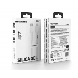 Кабель SENTEO SL-03 Silica Gel 60W Type-C to Type-C 1m