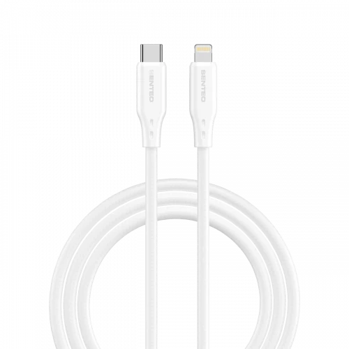 Кабель SENTEO SL-04 Embossed Silicone 30W Type-C to Lightning 1m
