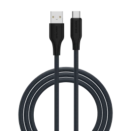 Кабель SENTEO SL-04 Embossed Silicone 3A USB to Type-C 1m