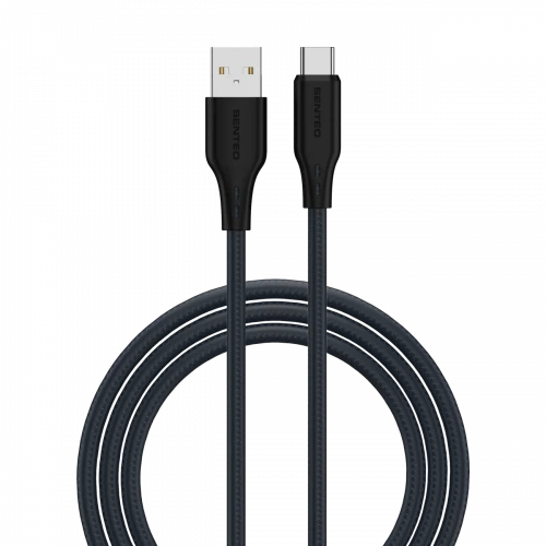 Кабель SENTEO SL-04 Embossed Silicone 3A USB to Type-C 1m