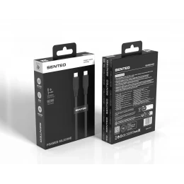 Кабель SENTEO SL-05 Foamed Silicone 60W Type-C to Type-C 1m