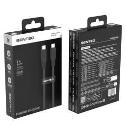 Кабель SENTEO SL-05 Foamed Silicone 60W Type-C to Type-C 1m