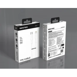 Кабель SENTEO SL-06 30W Type-C to Lightning 1m
