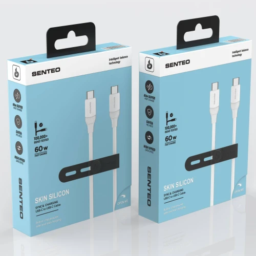 Кабель SENTEO SL-07 60W Type-C to Type-C 1.2m