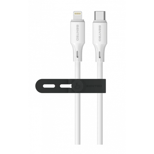 Кабель SENTEO SL-08 nano silicone  30W Type-C to Lightning 1m