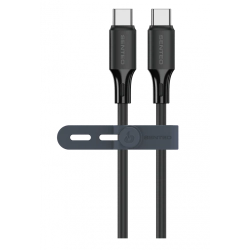 Кабель SENTEO SL-08 nano silicone  60W Type-C to Type-C 1m