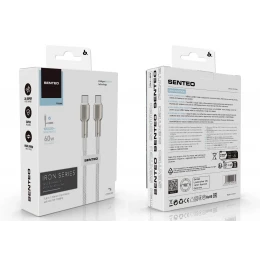 Кабель SENTEO SM-03 Iron series 60W Type-C to Type-C 1m
