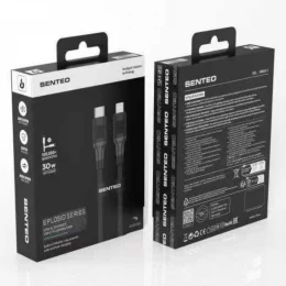 Кабель SENTEO SM-04 Eplosid series 30W Type-C to Lightning 1m