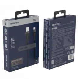 Кабель SENTEO SM-05 Onyx series 2.4A USB to Lightning 1m