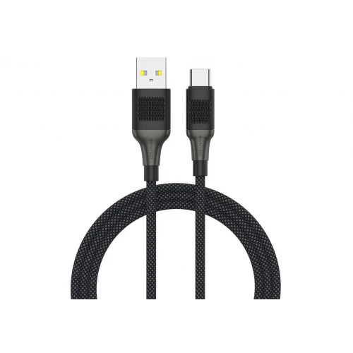 Кабель SENTEO SM-05 Onyx series 3A USB to Type-C 1m