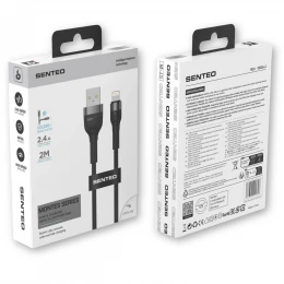 Кабель SENTEO ST-01 Montes series 2.4A USB to Lightning 2m