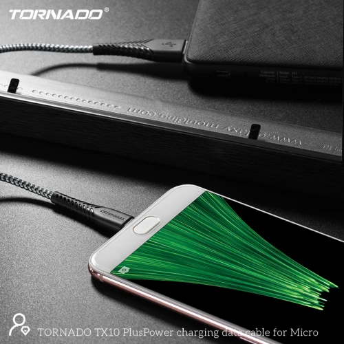 Кабель Tornado TX10 Nylon 2.4A USB to Micro 1m