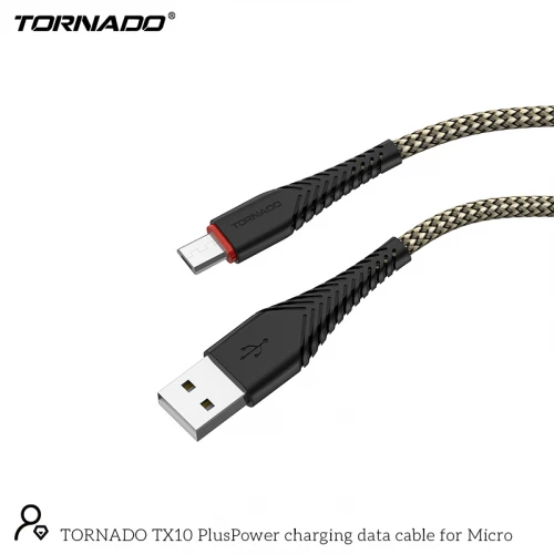Кабель Tornado TX10 Nylon 2.4A USB to Micro 1m