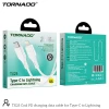 Кабель Tornado TX25 PD 20W 3A Type-C to Lightning 1m