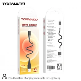 Кабель Tornado TX6 USB to Lightning 1m