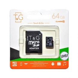 Карта пам'яті microSDHC T&G 64Gb 10 class