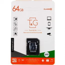 Карта пам'яті microSDHC T&G 64Gb UHS-1 10 class