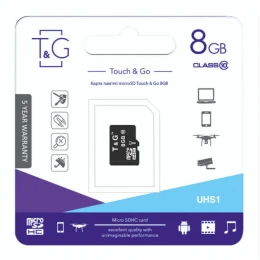 Карта пам'яті microSDHC T&G 8Gb 10 class