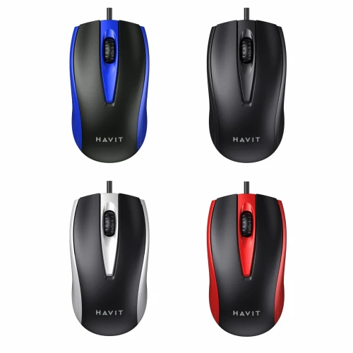 Комп'ютерна миша провідна Havit HV-MS871(1200 DPI, 3 кл)