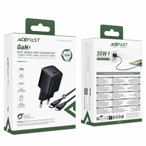 МЗП 1Port Acefast A118 USB-C PD 30W Type-C to Lightning