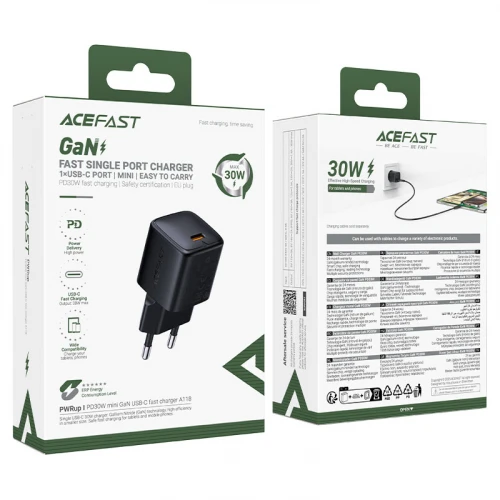 МЗП 1Port Acefast A118 USB-C PD 30W
