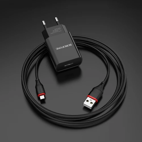 МЗП 1Port Borofone BA20A Sharp USB 2.1A Micro