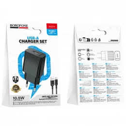 МЗП 1Port Borofone BAS71A Source USB 10.5W USB to Type-C