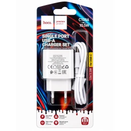 МЗП 1Port Hoco C109A USB 10.5W USB to Type-C